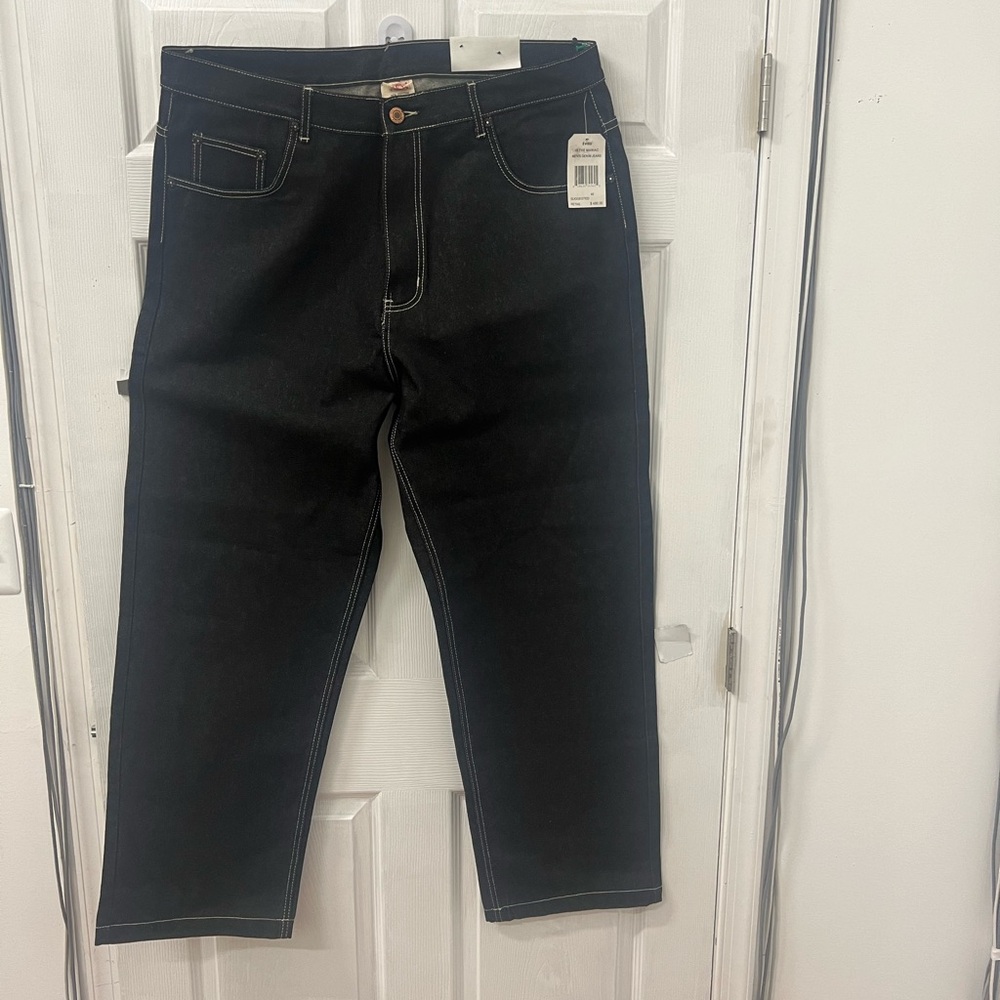 Denim jeans.